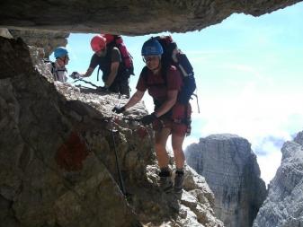Brenta Bochette Höhenweg: Klettersteig in den Dolomiten
