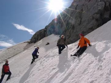 Eiskurs und Felsausbildung Kaunertal Ötztaler Alpen: Sturzübungen