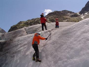 Eiskurs und Felsausbildung Kaunertal Ötztaler Alpen: Pickel Technik und Klettern
