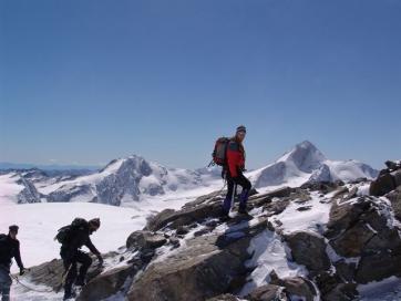 Eiskurs und Felsausbildung Kaunertal Ötztaler Alpen: Tour zur Weißseespitze -geschafft