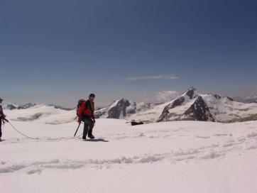 Eiskurs und Felsausbildung Kaunertal Ötztaler Alpen: Tour zur Weißseespitze - Gletscherüberquerung