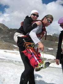 Eiskurs und Felsausbildung Kaunertal Ötztaler Alpen: Kameradenrettung