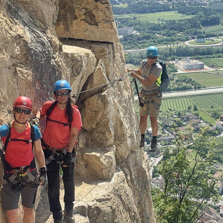 Klettersteige Gardasee: unter südlicher Sonne