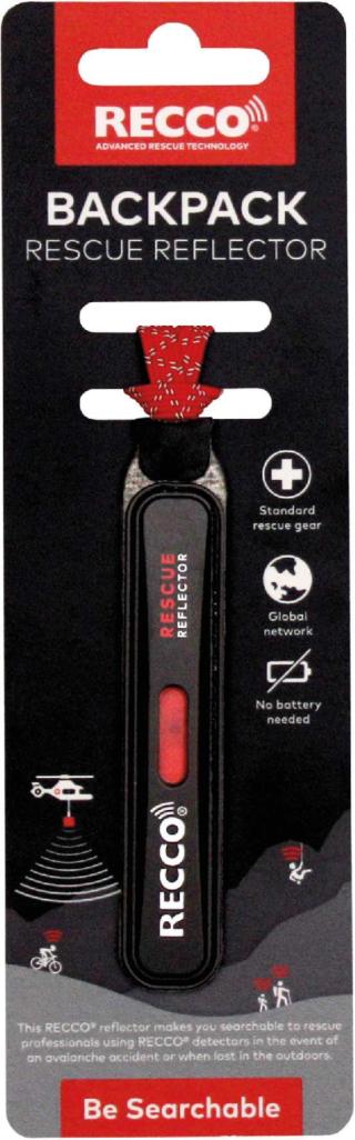 RECCO Rucksack Reflektor Schwarz