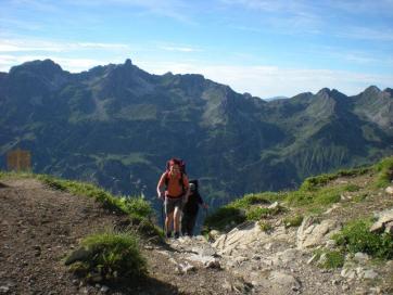 Steinbocktour durch die Allgäuer Alpen: fast geschafft