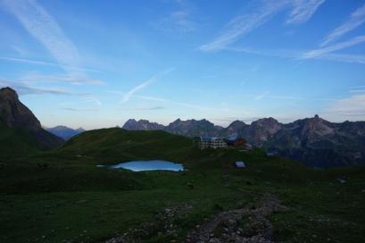 Steinbocktour durch die Allgäuer Alpen: Morgenstimmung an der Rappenseehütte