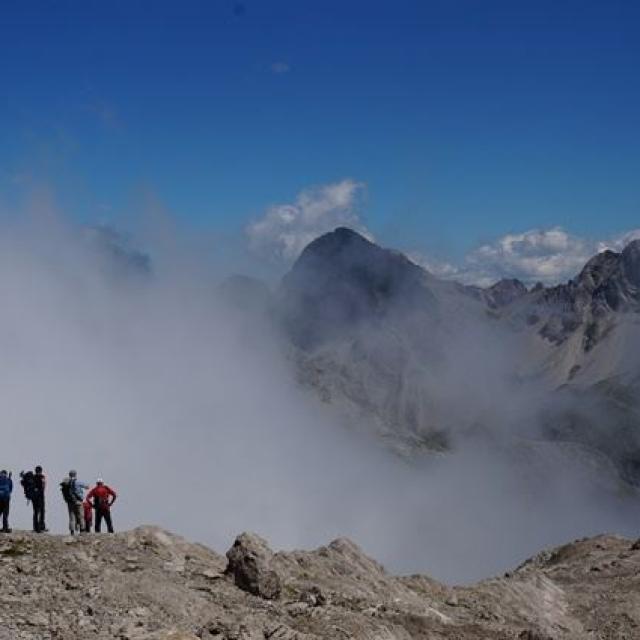 Steinbocktour durch die Allgäuer Alpen: Wolkenstimmung