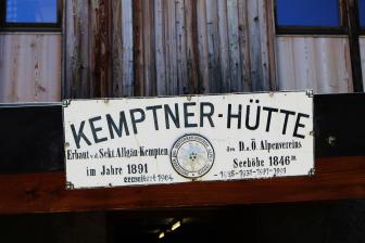 E5 Alpenüberquerung Bergschule Oberallgäu: Kemptner Hütte