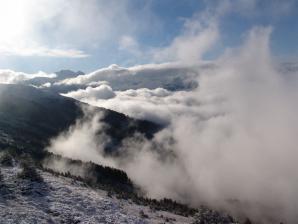 E5 Alpenüberquerung Bergschule Oberallgäu: Nebel und Schnee