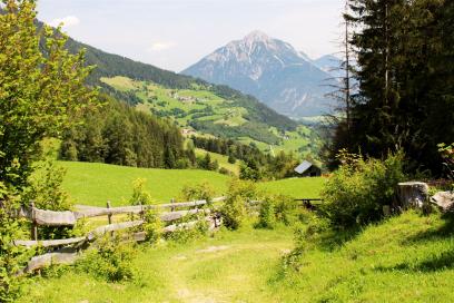 E5 Alpenüberquerung Bergschule Oberallgäu: Abstieg nach Wenns