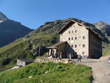 E5 Alpenüberquerung Bergschule Oberallgäu: Martin Busch Hütte