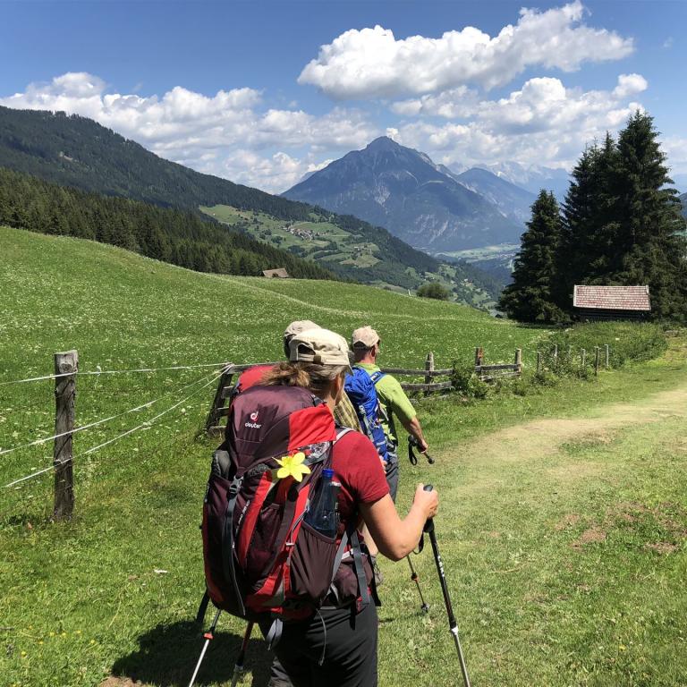 Komfort Alpenüberquerung: Abstieg nach Wenns