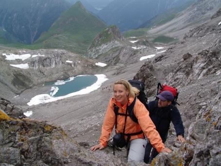 Alpenüberquerung: Soloreisend und Ladies Only: Seescharte