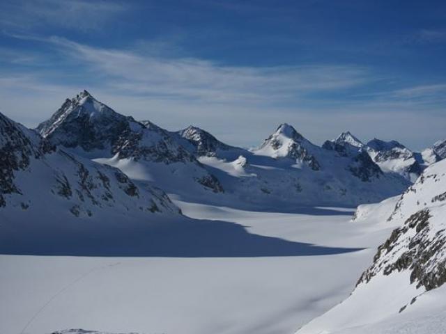 Haute Route: Otemma Gletscher vom Heli