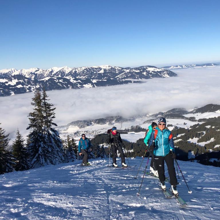 Skitouren im Allgäu: Aufstieg zum Sonnekopf