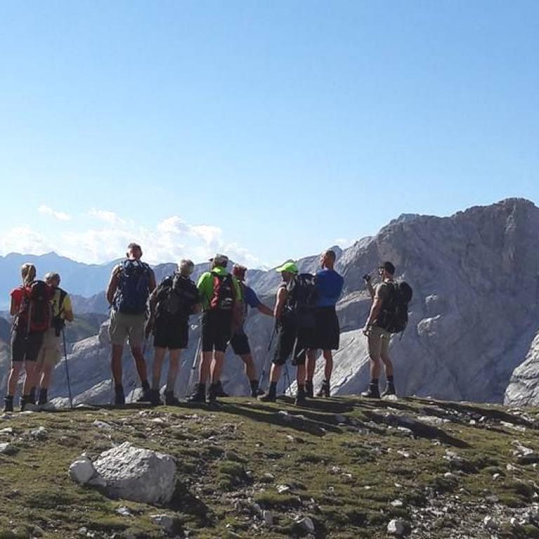 Wanderwoche Rund um die Zugspitze: Wandern in der Gruppe