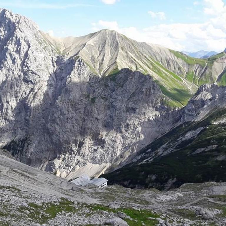 Wanderwoche Rund um die Zugspitze: Ausblick in den Wetterstein